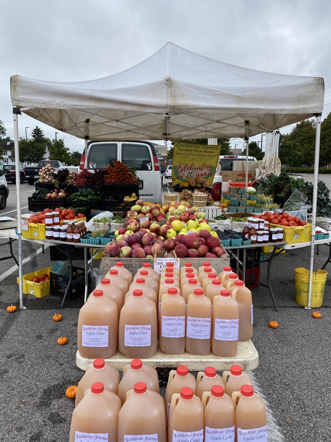 Lockbriar Farms upick fruits, heirloom vegetables, farmmade ice